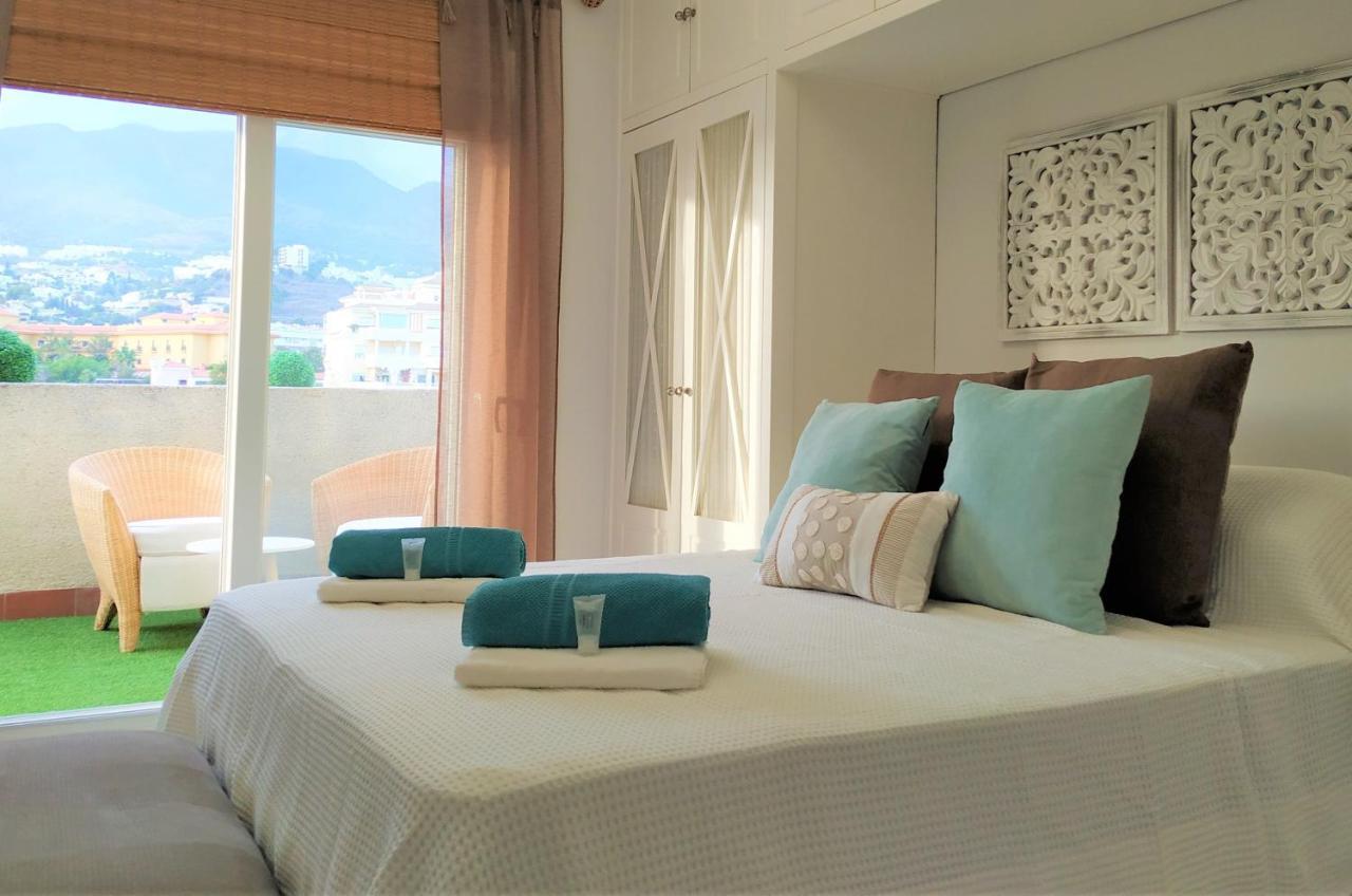 Pena Beach 3 Bedroom Duplex, Bbq, Pool, Sea Views, Бенальмадена Екстер'єр фото